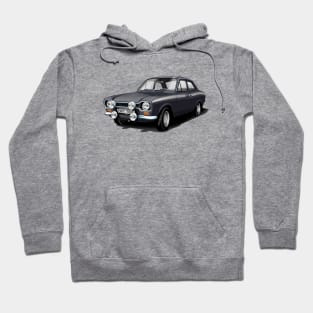 Mk 1 Ford Escort Mexico in black Hoodie